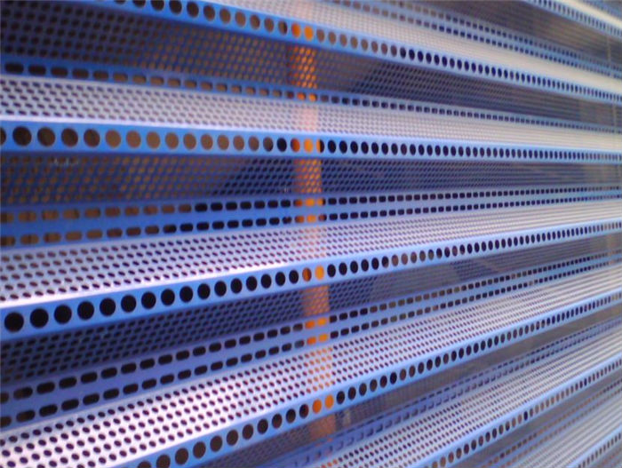 perforated corrugated metal panels