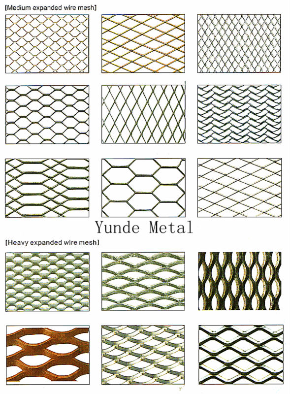 expanded metal/expanded metal sheet/expanded mesh metal sheet