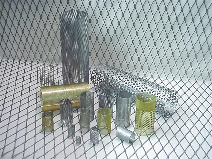 stainless steel exhaust perforated tube