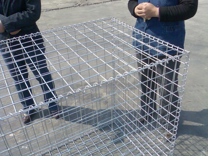 hesco weld mesh gabion /welded galvanized gabion baskets/ welded gabions for sale