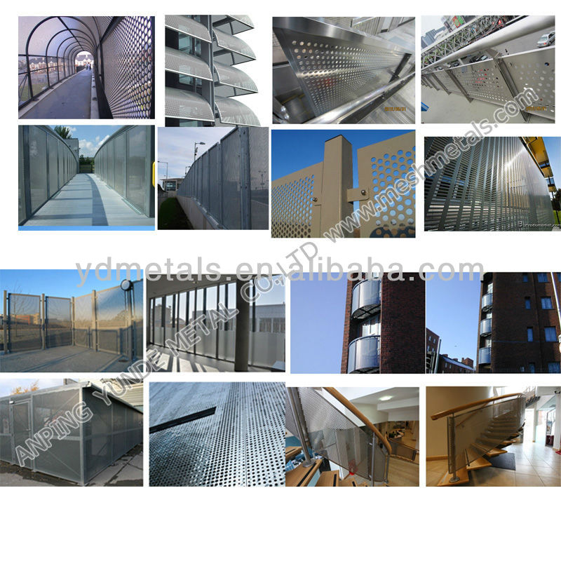 building balcony Design perforated aluminum sheet