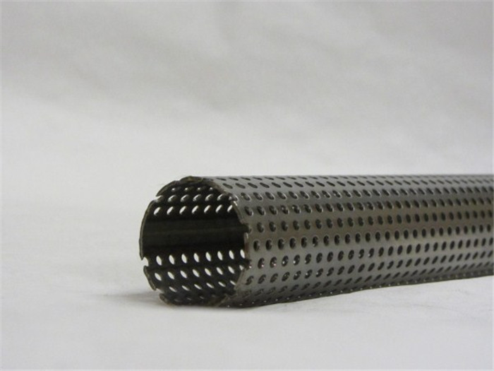 stainless steel exhaust perforated tube