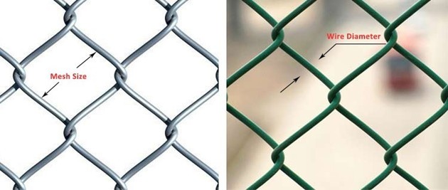 High quality wire mesh garden fence, garden used chain link fence for sale