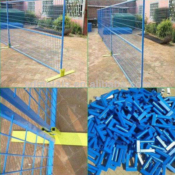 orange color welded mesh panel temporary fence, pvc temporary fence,Powder coated temporary fence