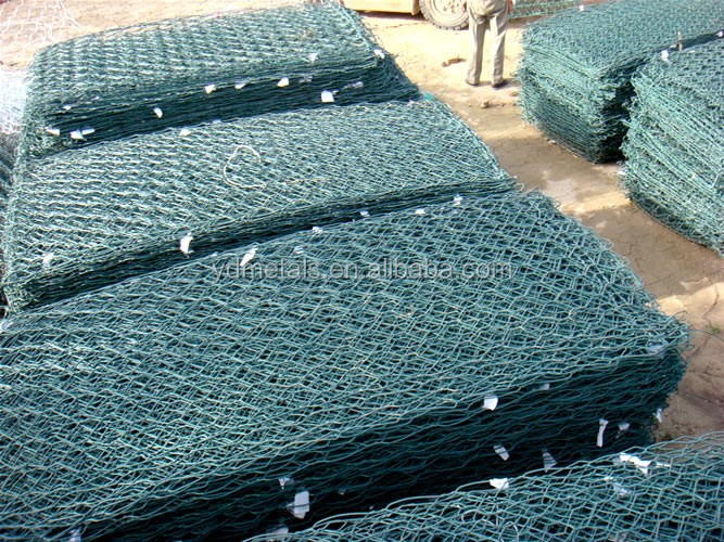 6x8 Heavy zinc gabion mattress wire mesh