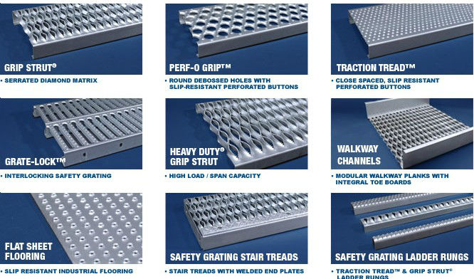 Anti-skid stair tread/Safety grating stair tread,perforated metal stair tread