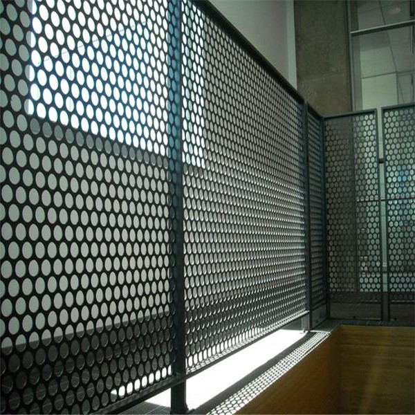 exterior decorative perforated metal panel
